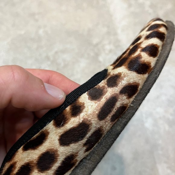 Tory Burch Billy Smoking Loafer Leopard Size 9 - Picture 11 of 11